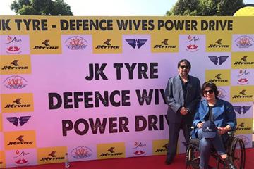 JK Tyres Defence Wives Power Drive